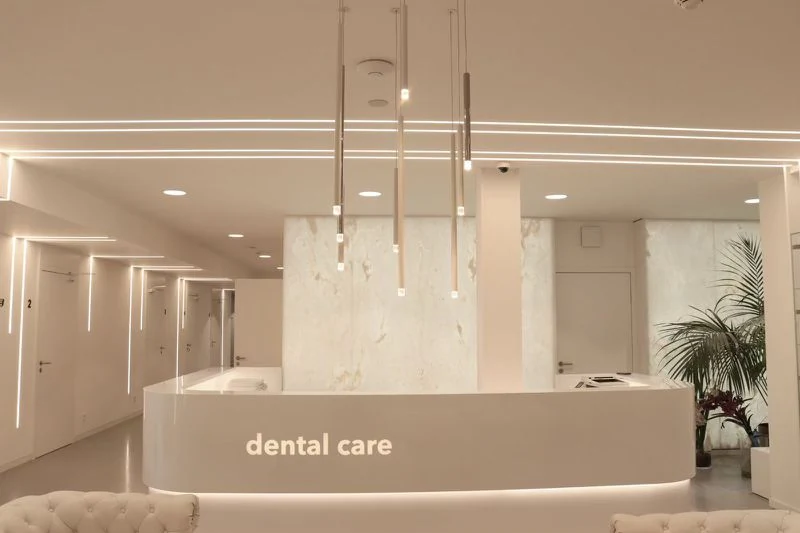Recepce zubní ordinace Prague Healthcare